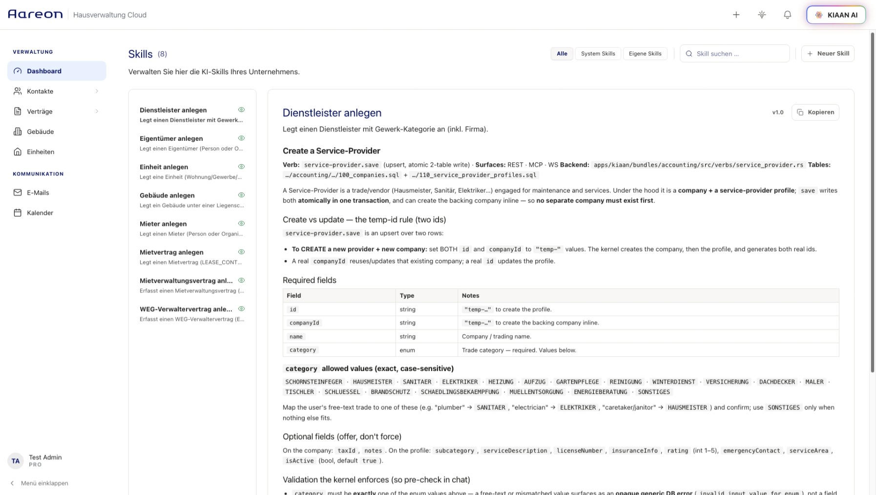 KI-Skills-Verwaltung